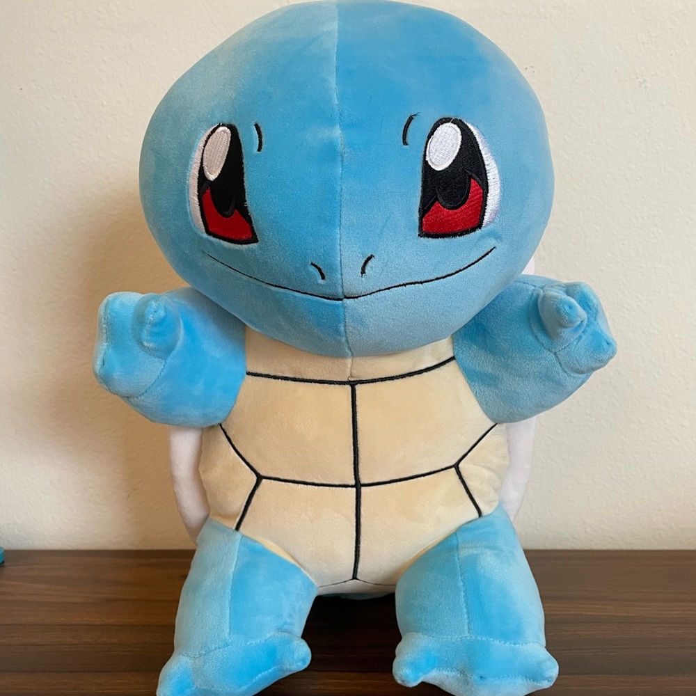 BRAND NEW Pokemon 13 Inch Squirtle Plushie Round1 Exclusive NWT